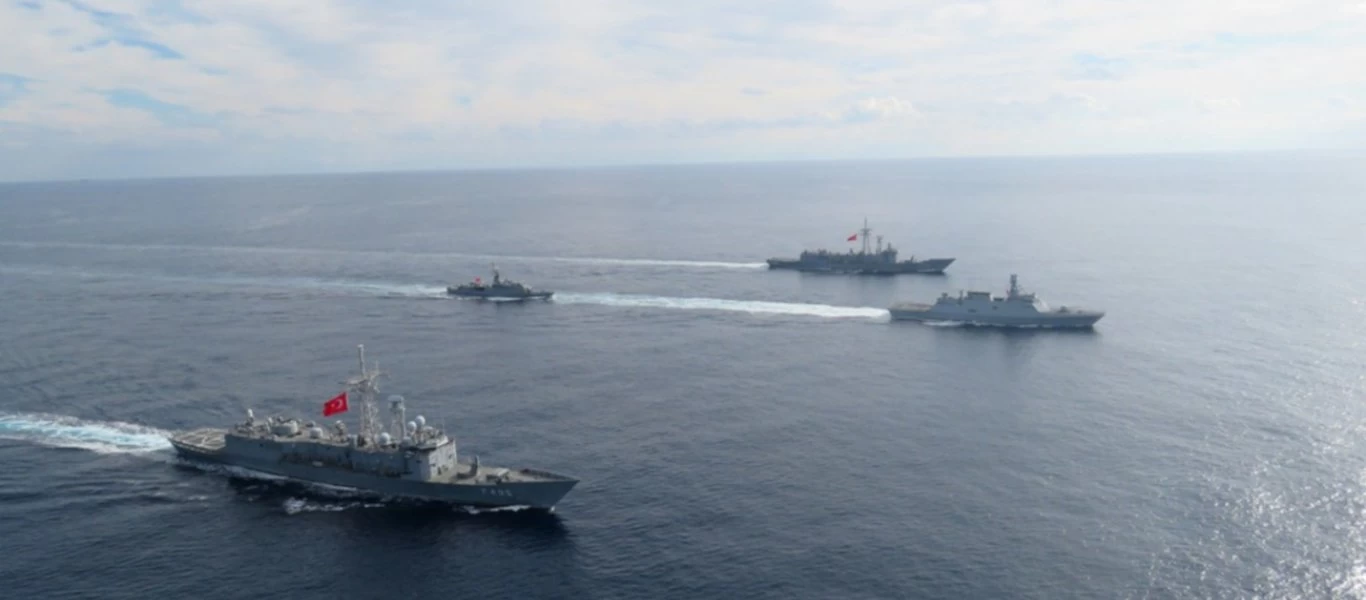 Η Άγκυρα επιβάλλει την κυριαρχία της - NAVTEX για άσκηση ανάμεσα σε Κρήτη και Ρόδο εντός της δυνητικής «ψευτο-ΑΟΖ»